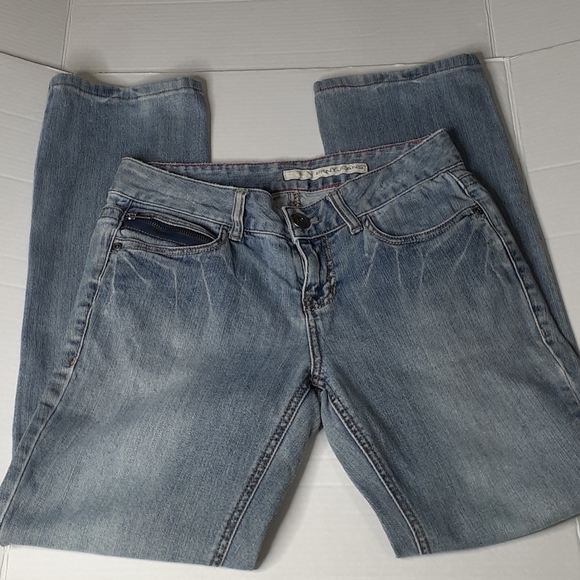 DKNY Jeans Women's Sz 6 Zippered Pockets Straight Leg - Picture 3 of 16
